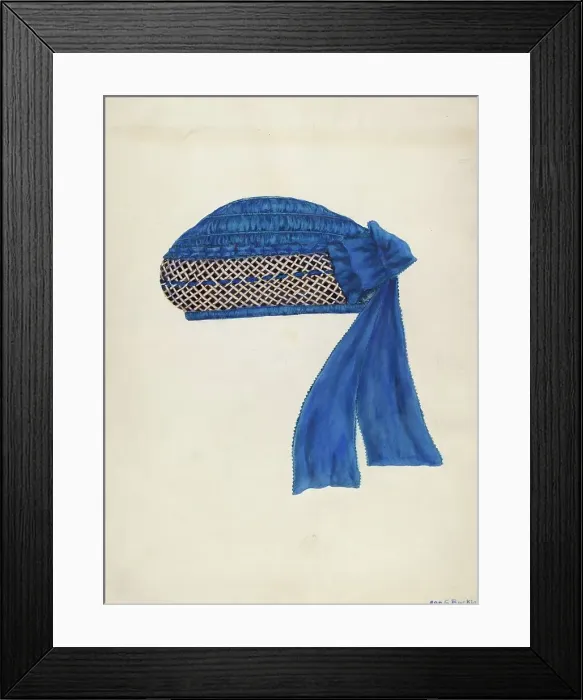 Framed Print : Hat, c. 1937. Creator: Ann Gene Buckley Framed Print : Hat, c. 1937. Creator: Ann Gene Buckley