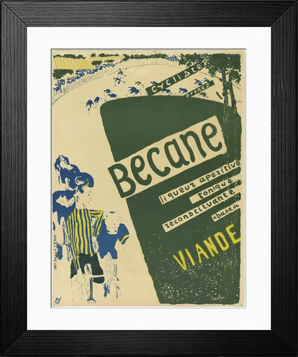 Framed Print : Bicycle, c. 1894. Creator: Edouard Vuillard Framed Print : Bicycle, c. 1894. Creator: Edouard Vuillard