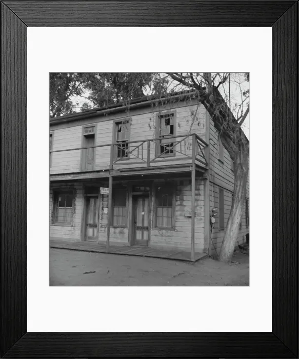 Framed Print : Architectural survivals, Clayton, California, 1938. Creator: Dorothea Lange Framed Print : Architectural survivals, Clayton, California, 1938. Creator: Dorothea Lange