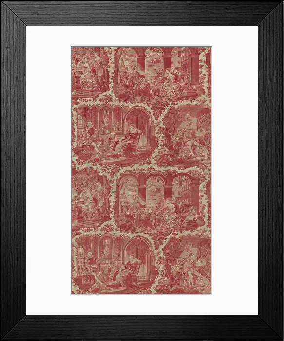 Framed Print : Furnishing Fabric, France, 1827 / 40. Creator: Unknown Framed Print : Furnishing Fabric, France, 1827 / 40. Creator: Unknown