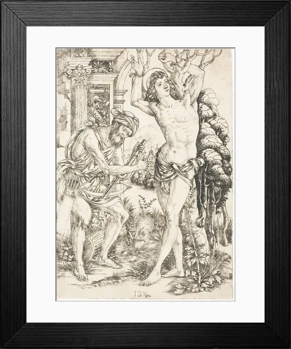 Framed Print : Saint Sebastian, 1506 / 07. Creator: Master I.B. with the Bird Framed Print : Saint Sebastian, 1506 / 07. Creator: Master I.B. with the Bird