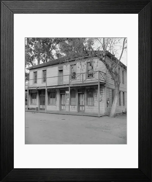 Framed Print : Architectural survivals, Clayton, California, 1938. Creator: Dorothea Lange Framed Print : Architectural survivals, Clayton, California, 1938. Creator: Dorothea Lange