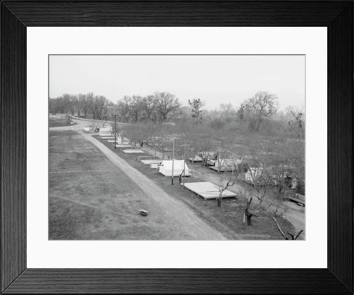 Framed Print : Farm Security Administration (FSA) temporary camp for migrants, Gridley, California, 1939. Creator: Dorothea Lange Framed Print : Farm Security Administration (FSA) temporary camp for migrants, Gridley, California, 1939. Creator: Dorothea Lange