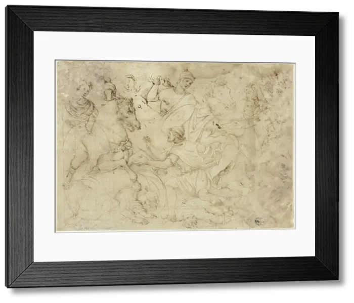 Framed Print : After the Antique: Trajan's Victorious Combat against the Dacians, n.d. Creator: Unknown Framed Print : After the Antique: Trajan's Victorious Combat against the Dacians, n.d. Creator: Unknown