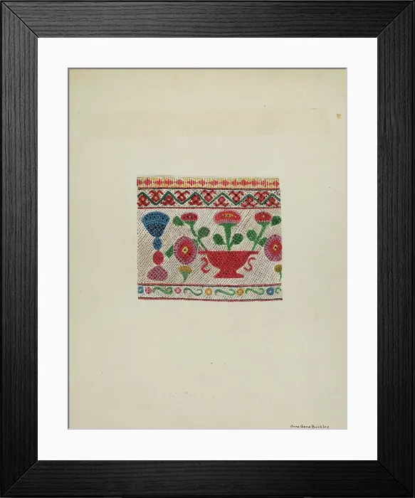 Framed Print : Montaleto (Head Scarf), c. 1937. Creator: Ann Gene Buckley Framed Print : Montaleto (Head Scarf), c. 1937. Creator: Ann Gene Buckley
