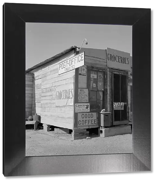 Post office, Finlay, Texas, 1937. Creator: Dorothea Lange