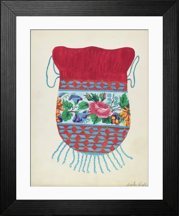 Framed Print : Purse, c. 1936. Creator: Ann Gene Buckley Framed Print : Purse, c. 1936. Creator: Ann Gene Buckley