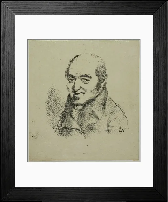 Framed Print : Portrait of Samuel Rogers, English Poet, 1816. Creator: Vivant Denon Framed Print : Portrait of Samuel Rogers, English Poet, 1816. Creator: Vivant Denon