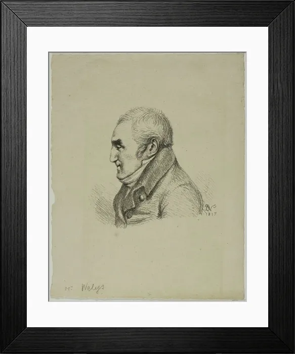 Framed Print : Portrait of Monsieur Nelys in Profile, 1817. Creator: Vivant Denon Framed Print : Portrait of Monsieur Nelys in Profile, 1817. Creator: Vivant Denon