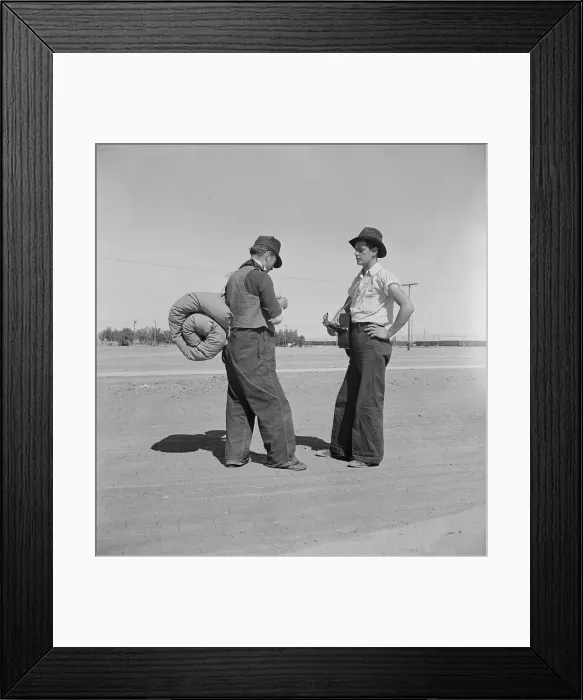 Framed Print : One of the roads leading into Calipatria, Imperial County, California, 1939. Creator: Dorothea Lange Framed Print : One of the roads leading into Calipatria, Imperial County, California, 1939. Creator: Dorothea Lange