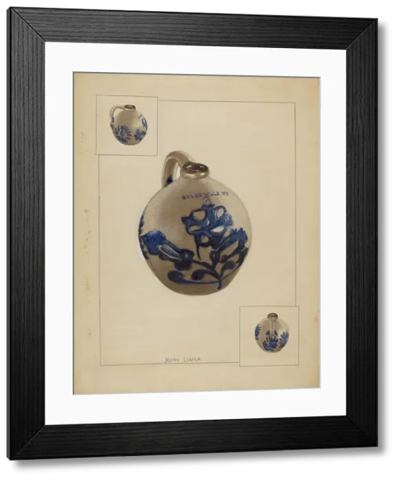 Framed Print : Jug, c. 1936. Creator: John Dana Framed Print : Jug, c. 1936. Creator: John Dana
