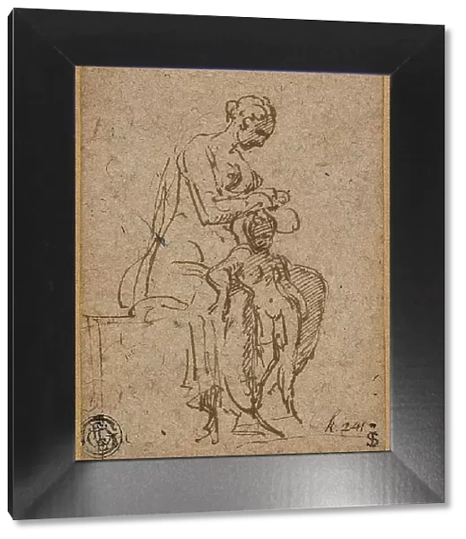 Woman Delousing a Child, 1524 / 27. Creator: Parmigianino