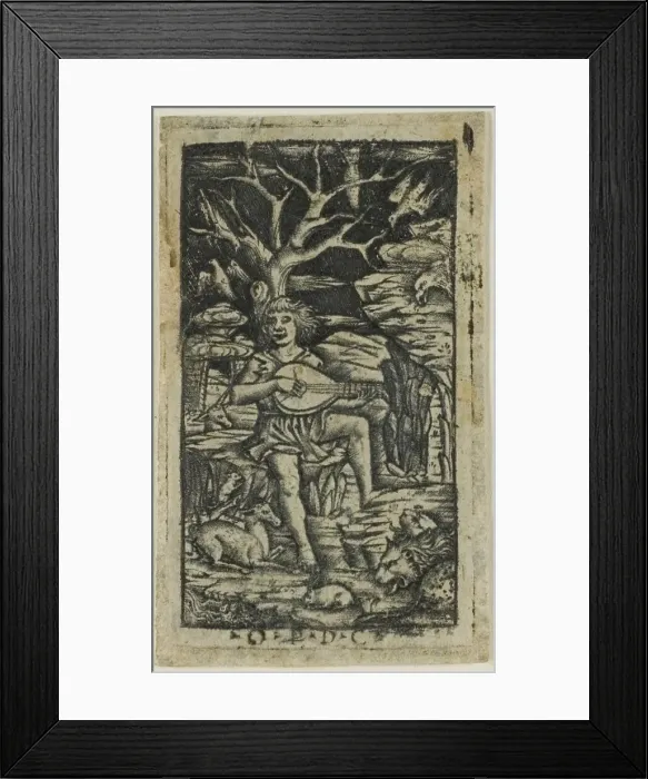 Framed Print : Orpheus Charming the Animals, 1490 / 1510. Creator: Peregrino da Cesena Framed Print : Orpheus Charming the Animals, 1490 / 1510. Creator: Peregrino da Cesena
