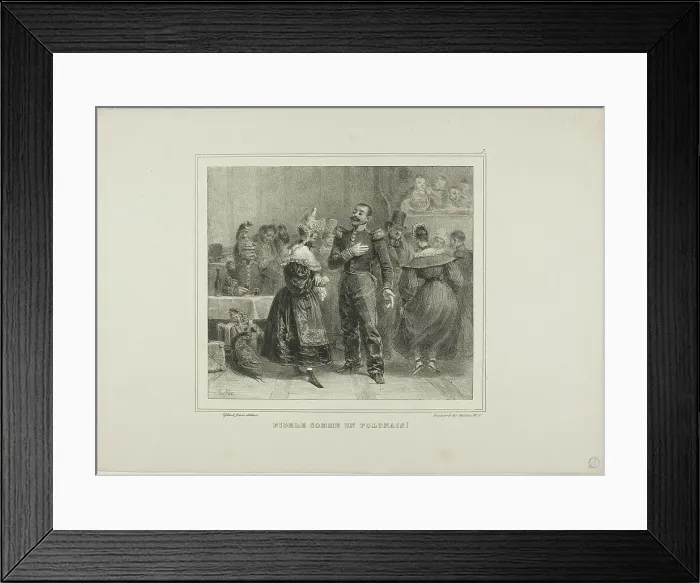 Framed Print : Faithful as a Polish Man!, 1833. Creator: Auguste Raffet Framed Print : Faithful as a Polish Man!, 1833. Creator: Auguste Raffet