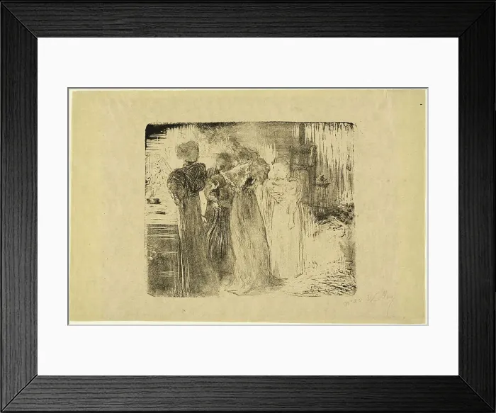 Framed Print : The Studio, c. 1895. Creator: Edouard Vuillard Framed Print : The Studio, c. 1895. Creator: Edouard Vuillard