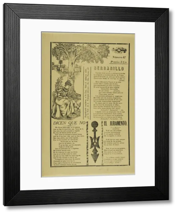 Framed Print : Mountain Man, n.d. Creator: Manuel Manilla Framed Print : Mountain Man, n.d. Creator: Manuel Manilla