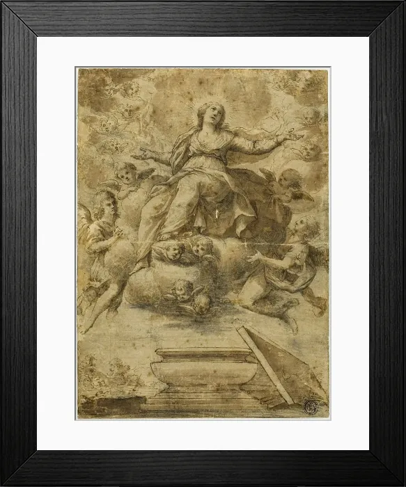 Framed Print : Assumption of the Virgin, n.d. Creator: School of Carlo Maratti Italian, 1612-1666 Framed Print : Assumption of the Virgin, n.d. Creator: School of Carlo Maratti Italian, 1612-1666