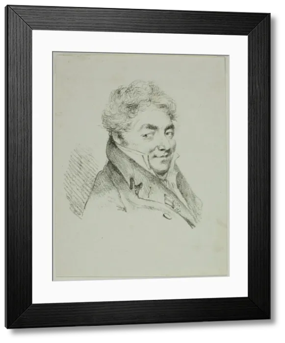 Framed Print : Portrait of General Frézia, Baron of Ogliano, 1817–20. Creator: Vivant Denon Framed Print : Portrait of General Frézia, Baron of Ogliano, 1817–20. Creator: Vivant Denon