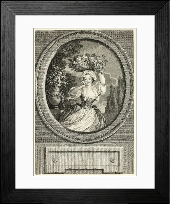 Framed Print : Girl, n.d. Creator: Pietro Antonio Martini Framed Print : Girl, n.d. Creator: Pietro Antonio Martini