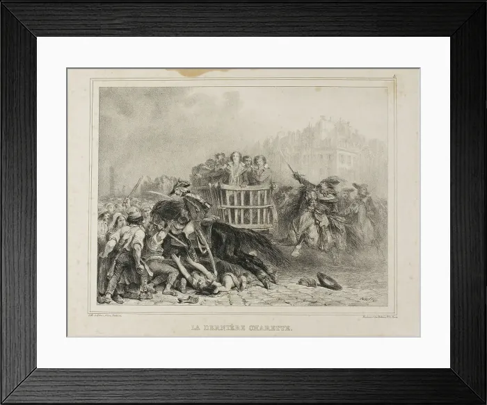 Framed Print : The Last Cart, 1835. Creator: Auguste Raffet Framed Print : The Last Cart, 1835. Creator: Auguste Raffet