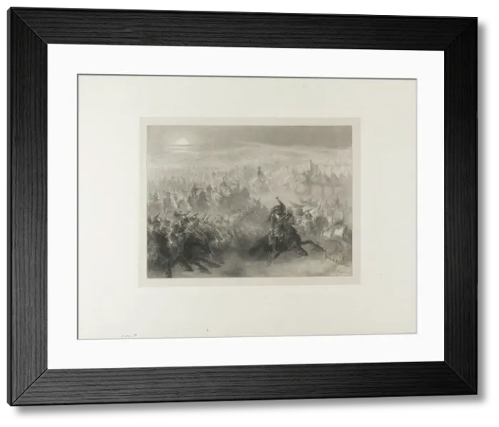 Framed Print : The Nocturnal Review, 1836, published 1837. Creator: Auguste Raffet Framed Print : The Nocturnal Review, 1836, published 1837. Creator: Auguste Raffet