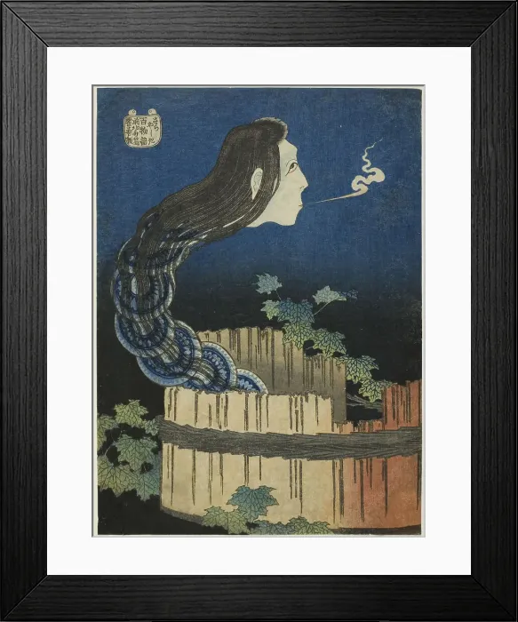 Framed Print : The Mansion of the Plates (Sara yashiki), from the series One Hundred Ghost Tales... 1831 / 32. Creator: Hokusai. The Mansion of the Plates (Sara yashiki), from the series One Hundred Ghost Tales... 1831 / 32. Creator: Hokusai Framed Print : The Mansion of the Plates (Sara yashiki), from the series One Hundred Ghost Tales... 1831 / 32. Creator: Hokusai. The Mansion of the Plates (Sara yashiki), from the series One Hundred Ghost Tales... 1831 / 32. Creator: Hokusai