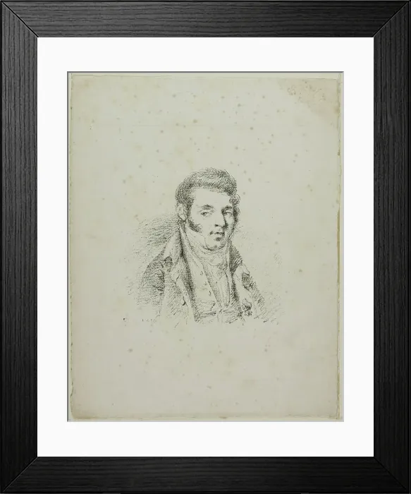 Framed Print : Portrait of Monsieur de Mortemart-Boisse, 1816. Creator: Vivant Denon Framed Print : Portrait of Monsieur de Mortemart-Boisse, 1816. Creator: Vivant Denon