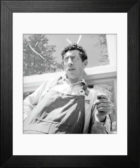 Framed Print : Accepted applicant for resettlement on the Hightstown project - Jewish-American, 1936. Creator: Dorothea Lange Framed Print : Accepted applicant for resettlement on the Hightstown project - Jewish-American, 1936. Creator: Dorothea Lange