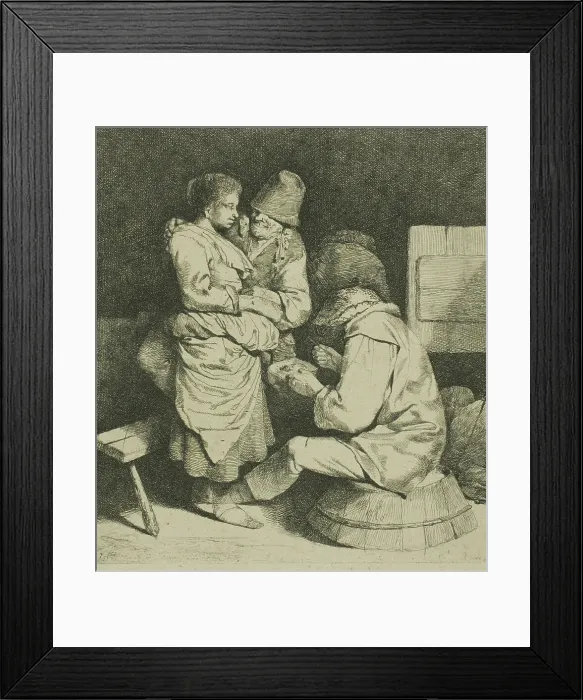 Framed Print : The Young Innkeeper, c.1650. Creator: Cornelis Bega Framed Print : The Young Innkeeper, c.1650. Creator: Cornelis Bega