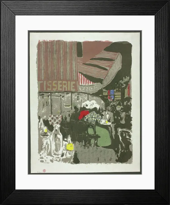 Framed Print : The Pastry Shop, plate ten from Landscapes and Interiors, 1899. Creator: Edouard Vuillard Framed Print : The Pastry Shop, plate ten from Landscapes and Interiors, 1899. Creator: Edouard Vuillard