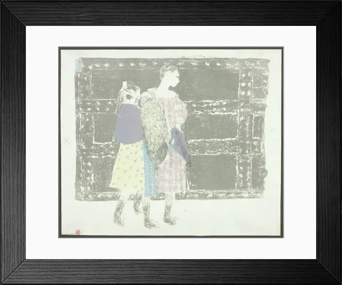 Framed Print : On the Bridge of Europe, plate nine from Landscapes and Interiors, 1899. Creator: Edouard Vuillard Framed Print : On the Bridge of Europe, plate nine from Landscapes and Interiors, 1899. Creator: Edouard Vuillard
