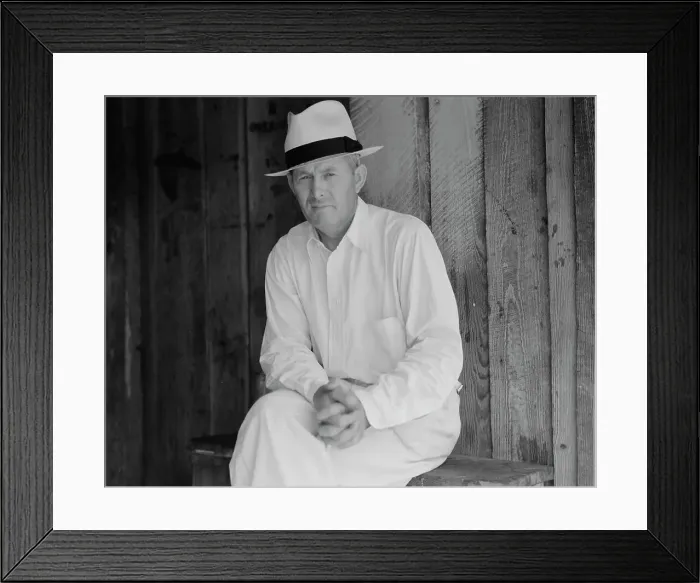 Framed Print : Manager of turpentine still, Georgia, 1937. Creator: Dorothea Lange Framed Print : Manager of turpentine still, Georgia, 1937. Creator: Dorothea Lange