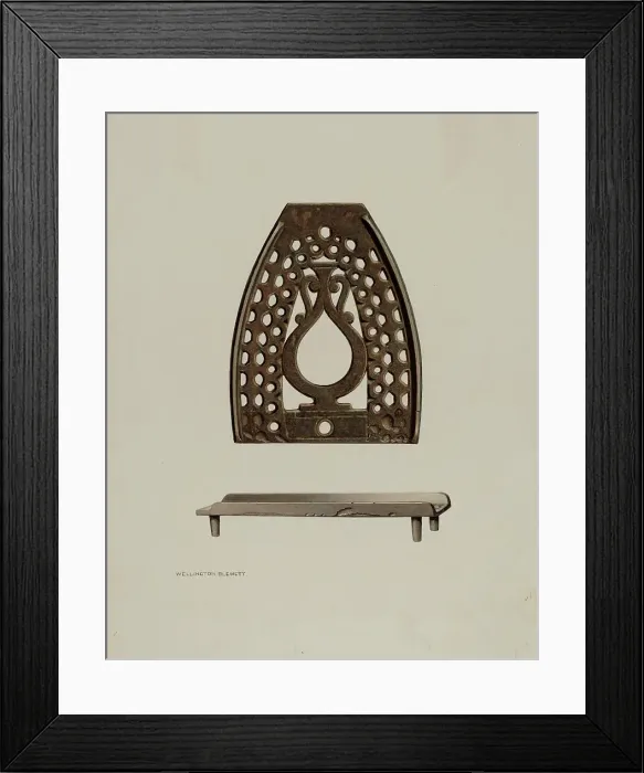 Framed Print : Trivet, c. 1939. Creator: Wellington Blewett Framed Print : Trivet, c. 1939. Creator: Wellington Blewett