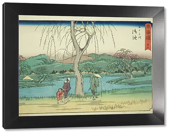 Goyu: Motono Plain along the Old Road (Kokaido Motonogahara)—No. 36, from the series... c. 1847 / 52. Creator: Ando Hiroshige