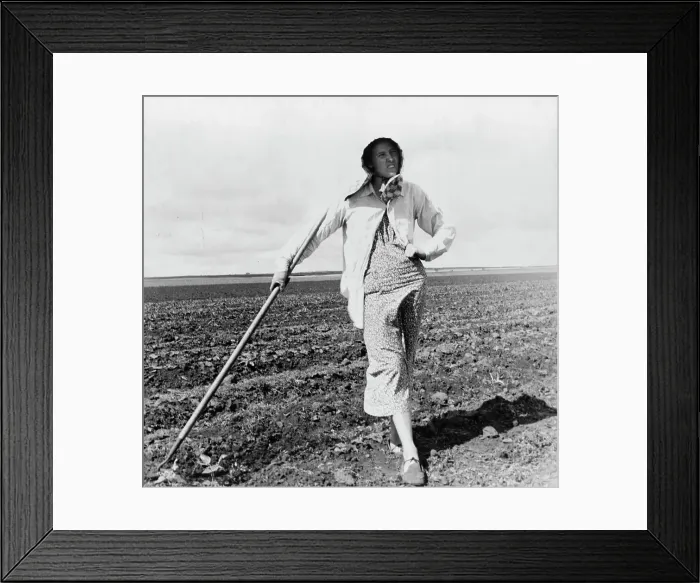 Framed Print : Wife of Texas tenant farmer, 1937. Creator: Dorothea Lange Framed Print : Wife of Texas tenant farmer, 1937. Creator: Dorothea Lange