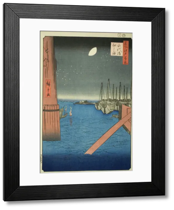 Framed Print : View of Tsukuda Island from Eitai Bridge (Eitaibashi Tsukudajima), from the series One... 1857. Creator: Ando Hiroshige. View of Tsukuda Island from Eitai Bridge (Eitaibashi Tsukudajima), from the series One... 1857. Creator: Ando Hiroshige Framed Print : View of Tsukuda Island from Eitai Bridge (Eitaibashi Tsukudajima), from the series One... 1857. Creator: Ando Hiroshige. View of Tsukuda Island from Eitai Bridge (Eitaibashi Tsukudajima), from the series One... 1857. Creator: Ando Hiroshige