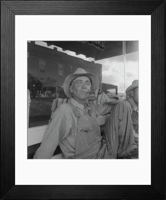 Framed Print : Dust bowl farmers of west Texas in town, 1937. Creator: Dorothea Lange Framed Print : Dust bowl farmers of west Texas in town, 1937. Creator: Dorothea Lange