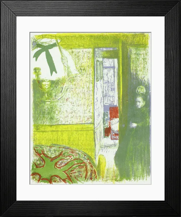 Framed Print : Interior with Hanging Lamp, 1899. Creator: Edouard Vuillard Framed Print : Interior with Hanging Lamp, 1899. Creator: Edouard Vuillard