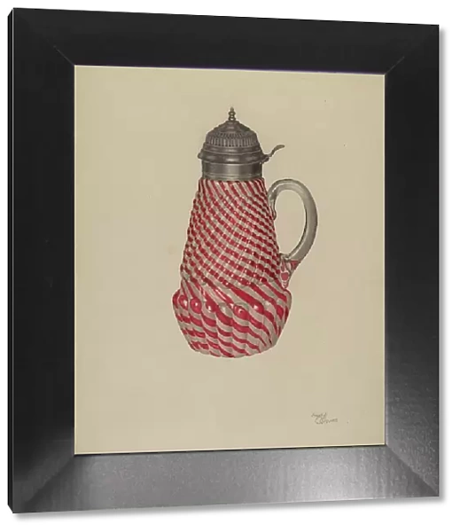 Molasses or Syrup Mug, c. 1938. Creator: Hugh Clarke