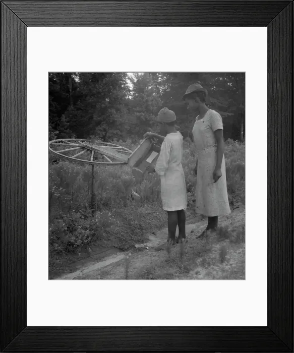 Framed Print : Rural mailbox, thirty-nine miles from Valdosta, Georgia, 1937. Creator: Dorothea Lange Framed Print : Rural mailbox, thirty-nine miles from Valdosta, Georgia, 1937. Creator: Dorothea Lange