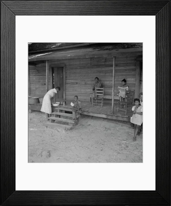 Framed Print : Stranded residents of Careyville, Florida, , 1937. Creator: Dorothea Lange Framed Print : Stranded residents of Careyville, Florida, , 1937. Creator: Dorothea Lange