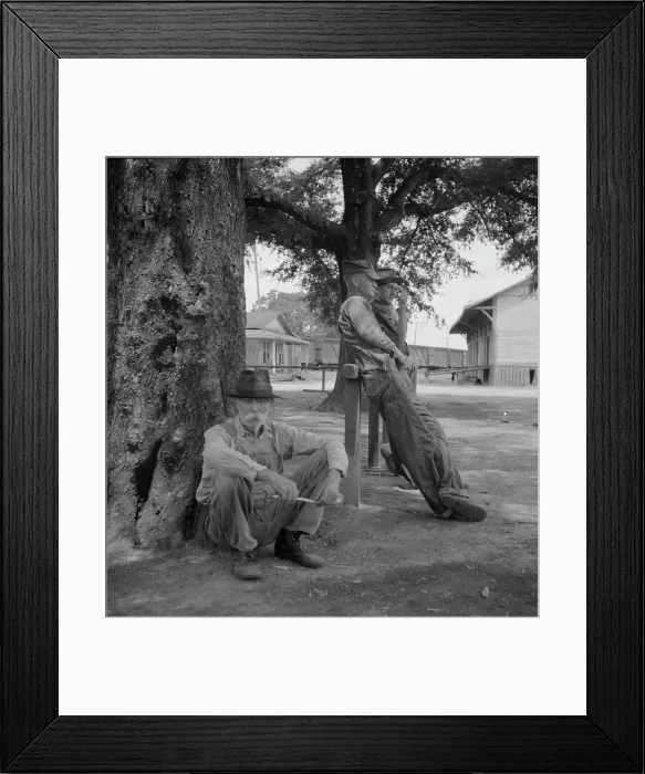 Framed Print : Stranded residents of Careyville, Florida, , 1937. Creator: Dorothea Lange Framed Print : Stranded residents of Careyville, Florida, , 1937. Creator: Dorothea Lange