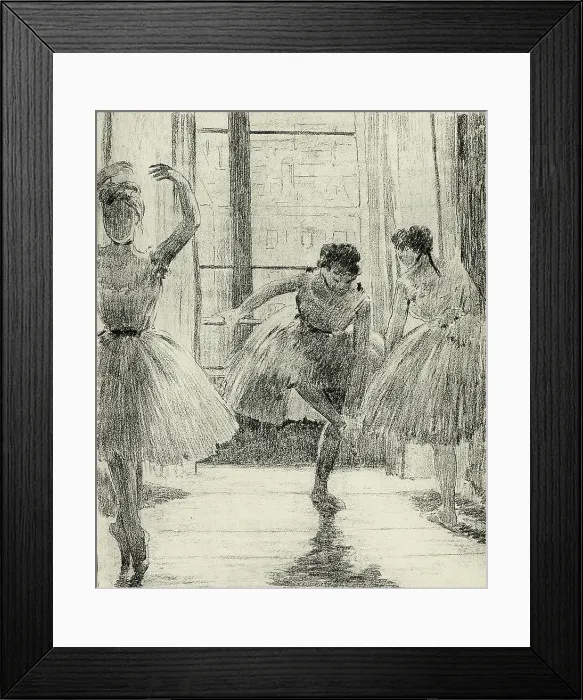 Framed Print : Before the Ballet Class, 1889–90. Creator: Georges William Thornley Framed Print : Before the Ballet Class, 1889–90. Creator: Georges William Thornley