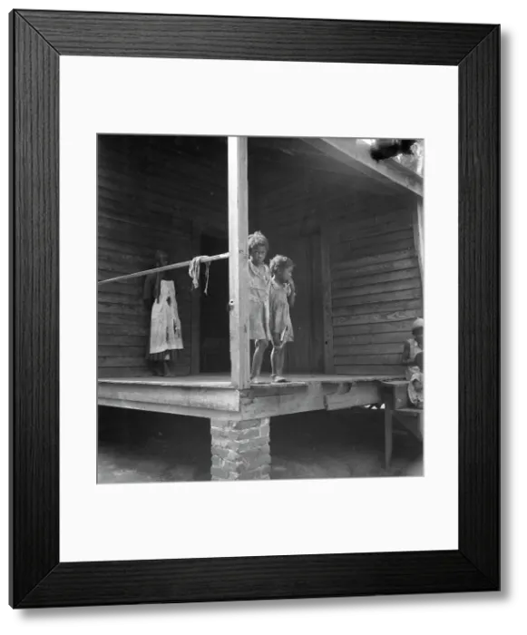 Framed Print : Children of turpentine worker near Cordele, Alabama, 1936. Creator: Dorothea Lange Framed Print : Children of turpentine worker near Cordele, Alabama, 1936. Creator: Dorothea Lange