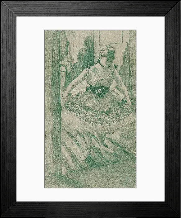 Framed Print : Going on Stage, 1889–90. Creator: Georges William Thornley Framed Print : Going on Stage, 1889–90. Creator: Georges William Thornley