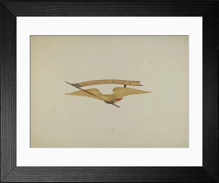 Framed Print : Ornamental Carving: Eagle, c. 1940. Creator: Frances Cohen Framed Print : Ornamental Carving: Eagle, c. 1940. Creator: Frances Cohen