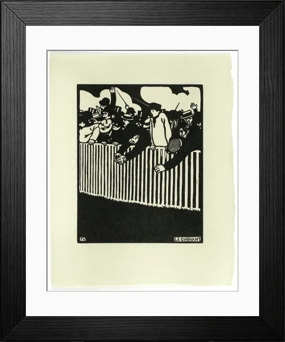 Framed Print : The Winner, 1898. Creator: Félix Vallotton Framed Print : The Winner, 1898. Creator: Félix Vallotton
