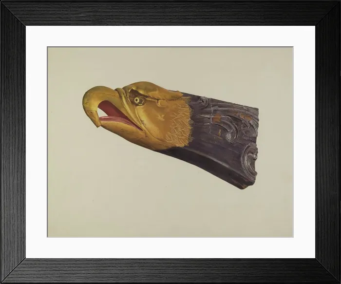 Framed Print : Eagle, c. 1937. Creator: Frances Cohen Framed Print : Eagle, c. 1937. Creator: Frances Cohen