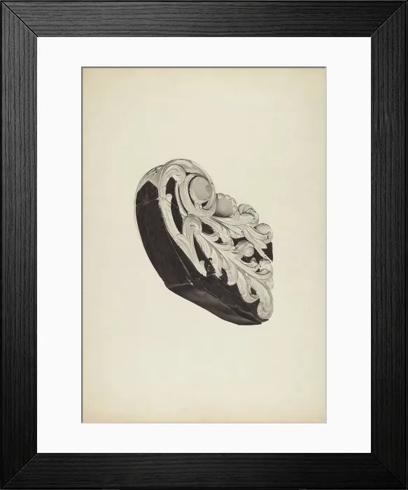 Framed Print : Billethead, c. 1940. Creator: Frances Cohen