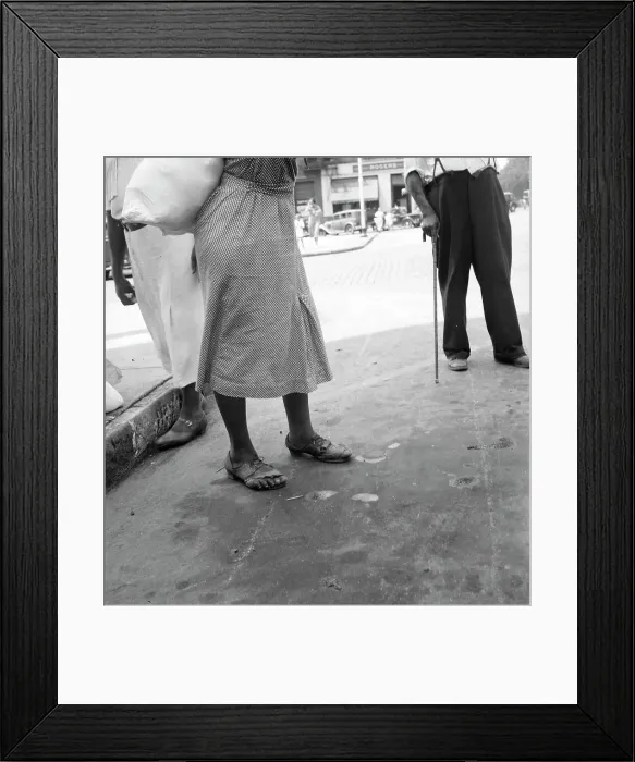 Framed Print : Street scene, Macon, Georgia, 1936. Creator: Dorothea Lange Framed Print : Street scene, Macon, Georgia, 1936. Creator: Dorothea Lange